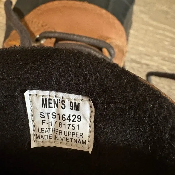 Sperry Men's Brown and Black Duck Boots