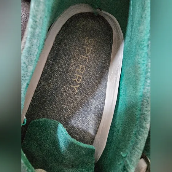 Sperry Teal Boat Shoes