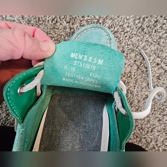 Sperry Teal Boat Shoes