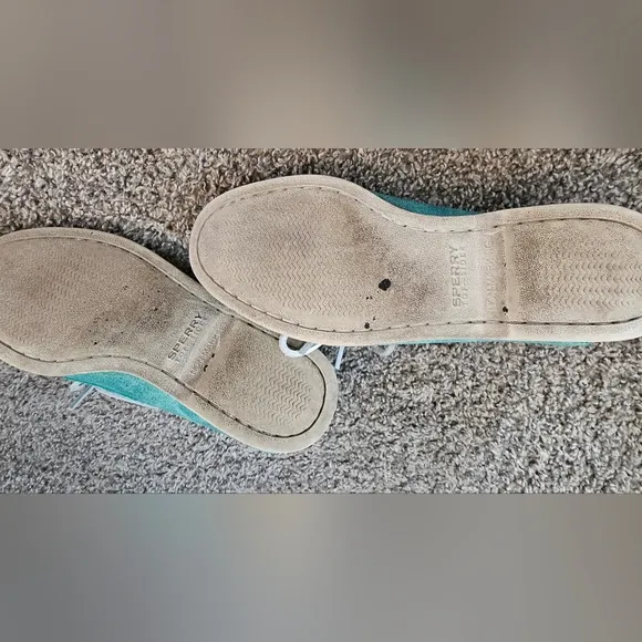 Sperry Teal Boat Shoes