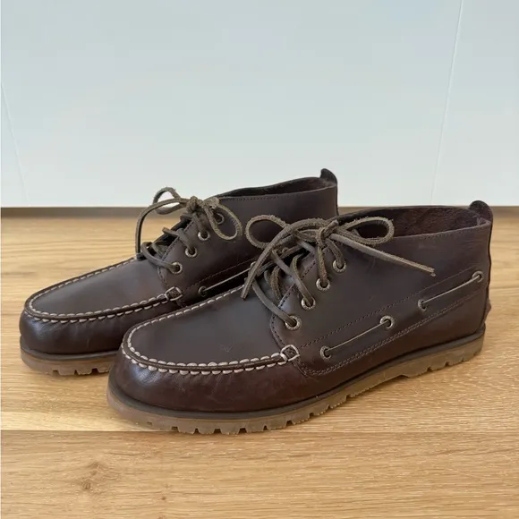 Sperry Top-Sider Chuka Brown Leather Boots Men's Size 10