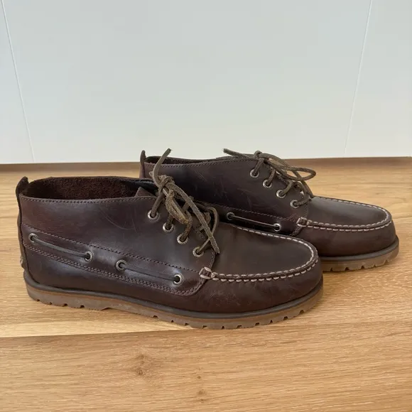 Sperry Top-Sider Chuka Brown Leather Boots Men's Size 10