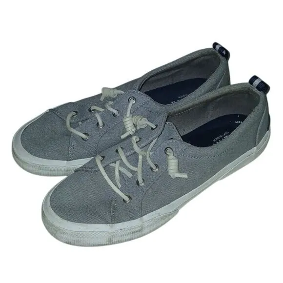 Sperry Top Sider Gray Memory Foam Boat Shoes