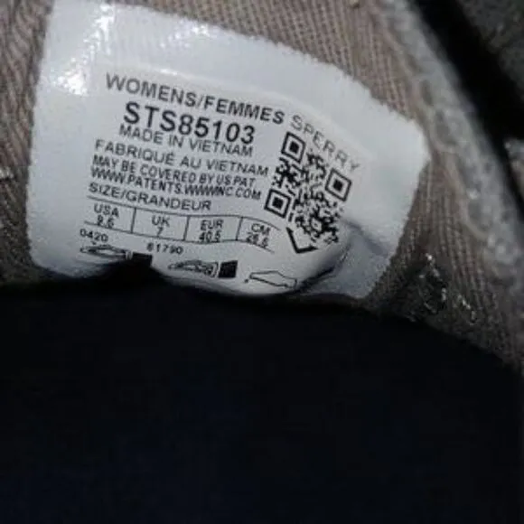 Sperry Top Sider Gray Memory Foam Boat Shoes