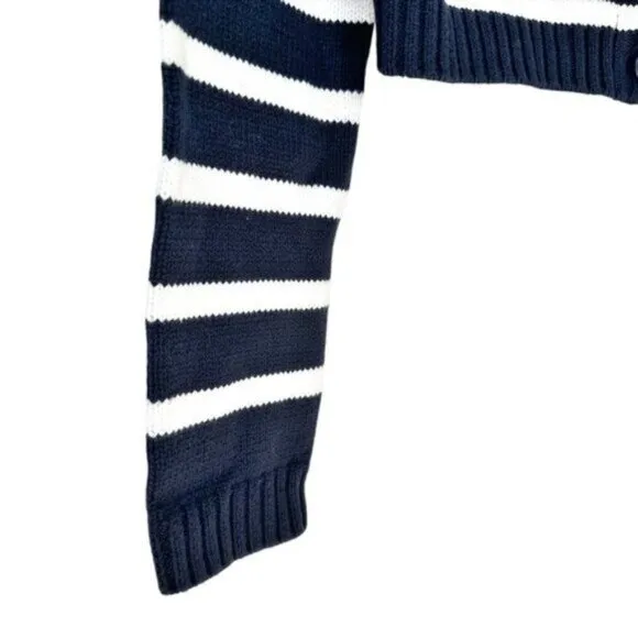 Splendid Rowena Striped Button Front Nautical Cardigan Size XS