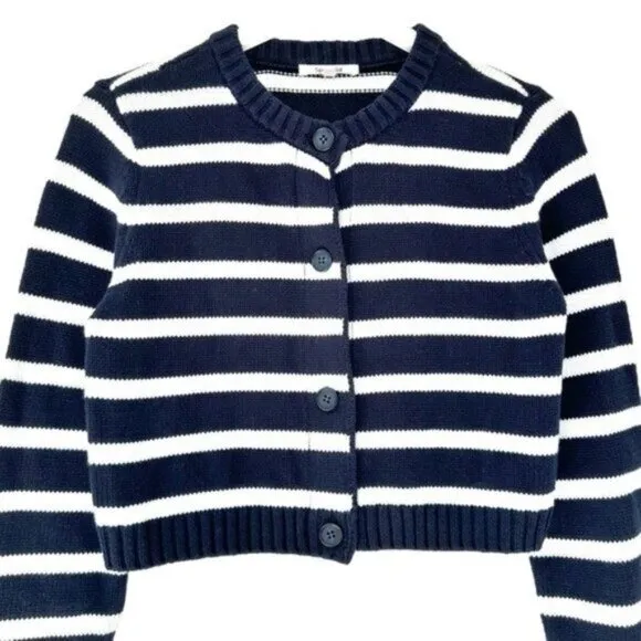 Splendid Rowena Striped Button Front Nautical Cardigan Size XS