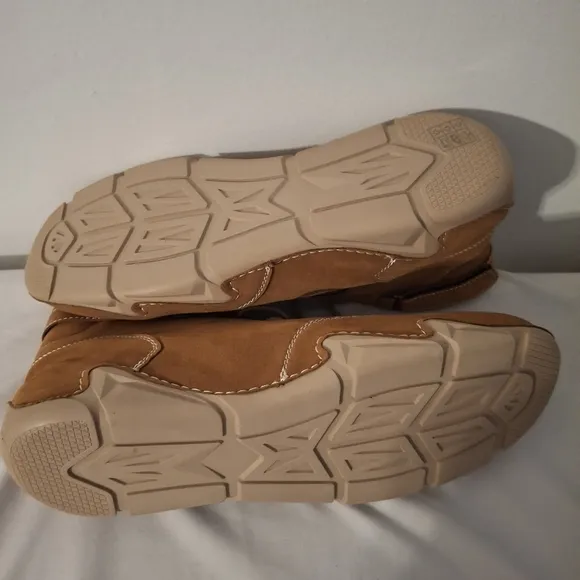 Spor7 Men's Suede Two Tone Brown Athletic Shoes With Laces