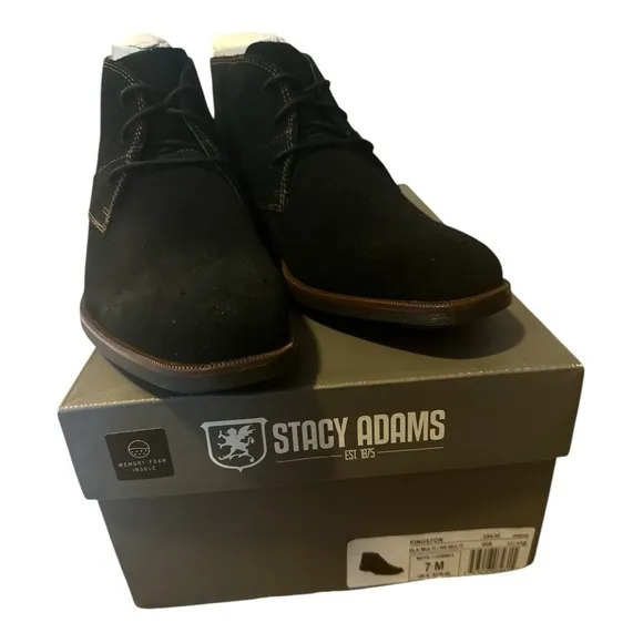 STACY ADAMS Kingston Suede Chukka Boot | Size 7M | NIB!