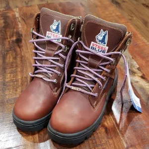 Steel Blue Brown Work Boots NWT