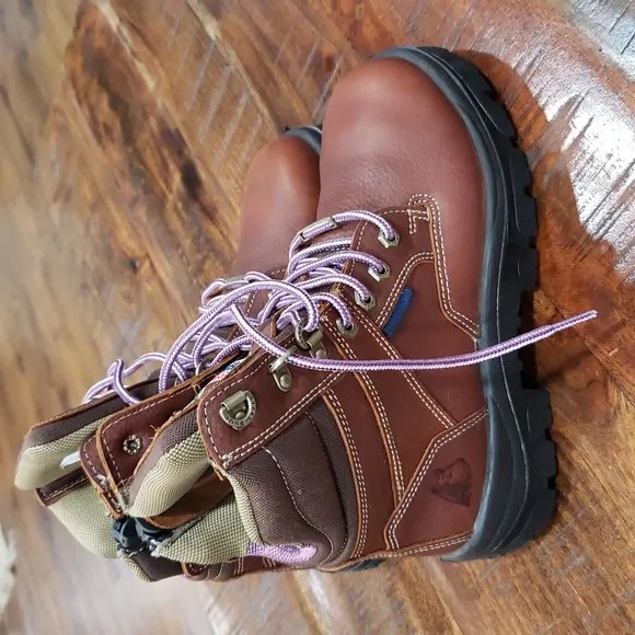 Steel Blue Brown Work Boots NWT
