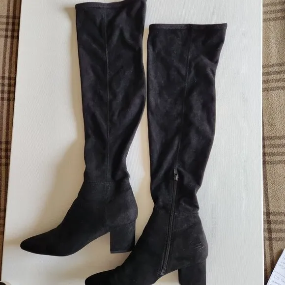 Steve Madden Brinkly Black Boots