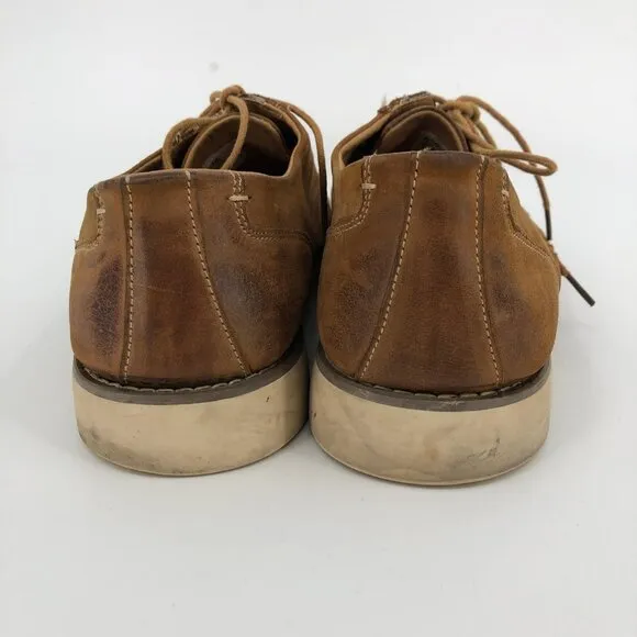 Steve Madden Brown Leather Oxfords | Cushioned &amp; Adjustable