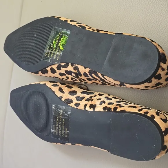 Steve  Madden flat shoes, animal print, size 7.5 NEW