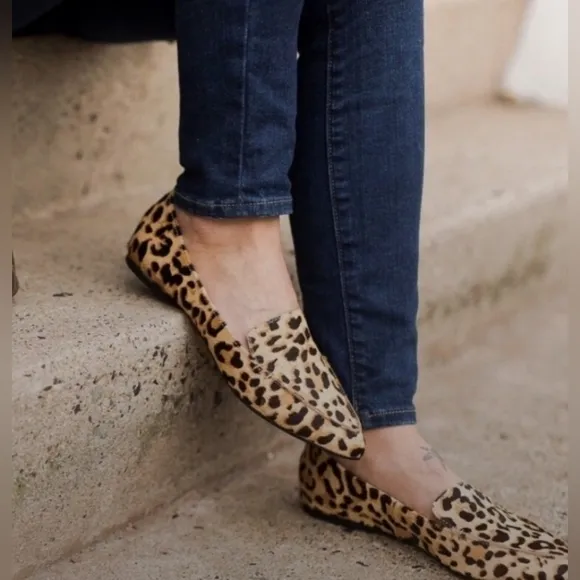 Steve  Madden flat shoes, animal print, size 7.5 NEW