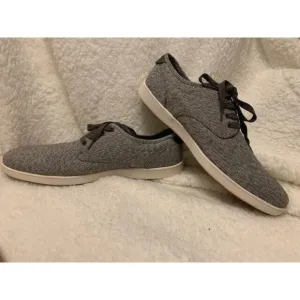 Steve Madden Mens Shoes 11.5 Gray White Fabric Sneakers Shoes Casual Low…
