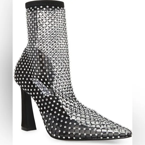 Steve Madden Rhinestone Saphina Booties 9