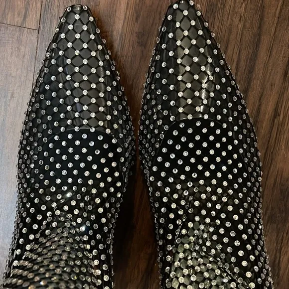 Steve Madden Rhinestone Saphina Booties 9