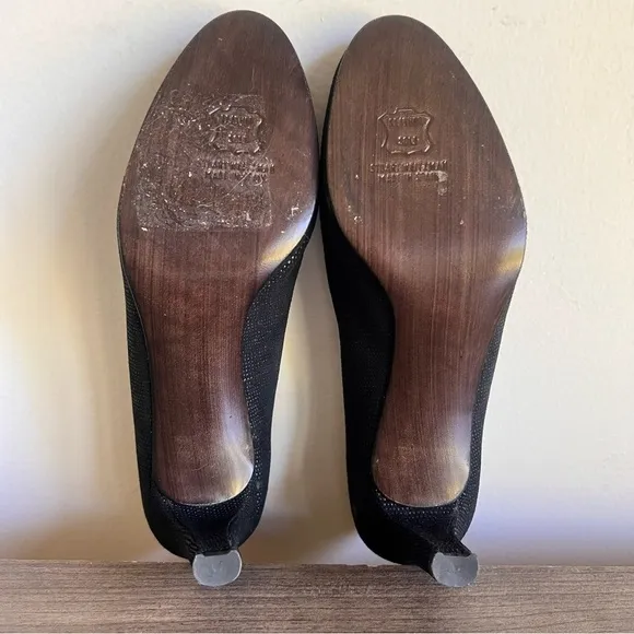 Stuart Weitzman Blog Black Goosebumps Nappa Women's Shoe Size 7.5 #B1167