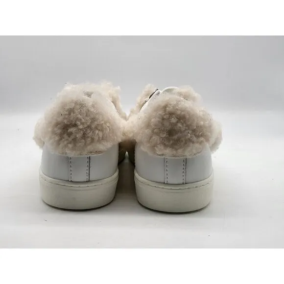 Stuart Weitzman Daryl Cozy Genuine Shearling Womens Sneakers Shoes Size 5.5B