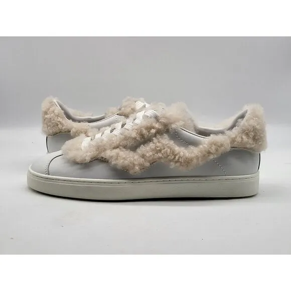 Stuart Weitzman Daryl Cozy Genuine Shearling Womens Sneakers Shoes Size 5.5B
