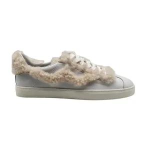 Stuart Weitzman Daryl Cozy Genuine Shearling Womens Sneakers Shoes Size 5.5B