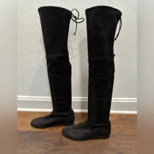 Stuart Weitzman Lowland Suede Thigh High Boots