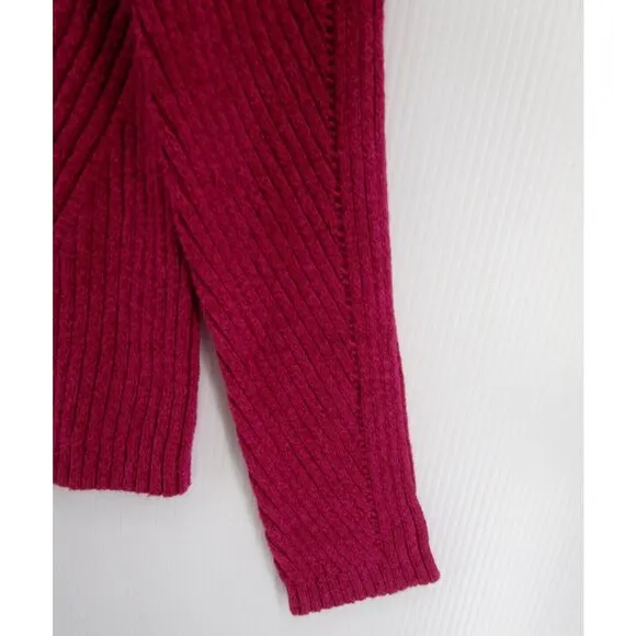 Sundance Sweater Large Silk Blend Pullover Henley Ribbed Knit NEW