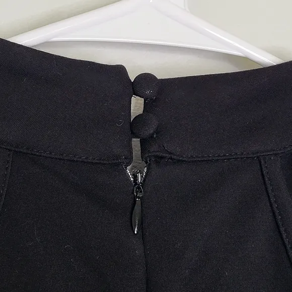Superdown Tegan Black Wrap Mini Dress Stretch Sleeveless Bodycon Size Large