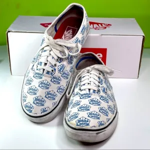 Supreme Vans White Castle Mens Size 10 Lace up Sneakers Shoes