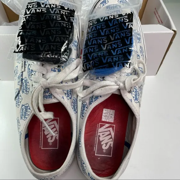 Supreme Vans White Castle Mens Size 10 Lace up Sneakers Shoes