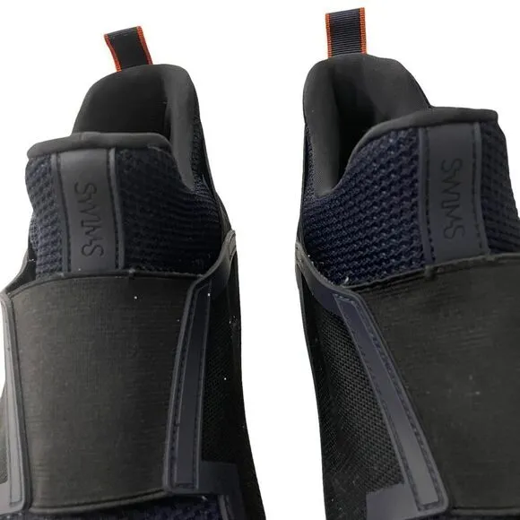SWIMS Breeze Motion navy white orange mens slip on knit sneaker shoes sz 11