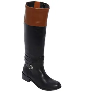 Sz 6.5M St.John’s Bay Brown and Black Color Block Boots NWT $80 MSRP
