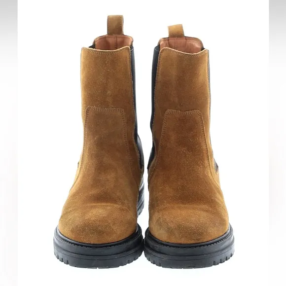Sézane Lena Low Boots in Tan FR 39 / US 8
