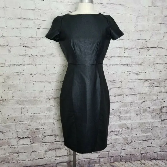 Tahari Ida Curvy Textured Center Panel‎ Dress