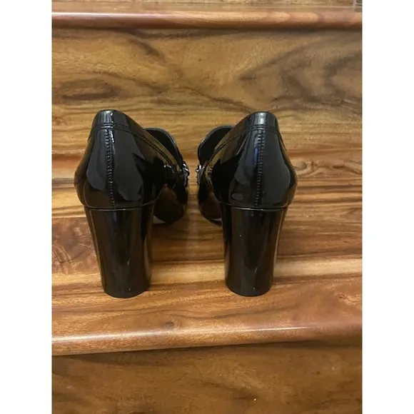 Tahari Size 8‎ Loren Black Patent Leather Shoes NWOT