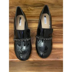 Tahari Size 8‎ Loren Black Patent Leather Shoes NWOT