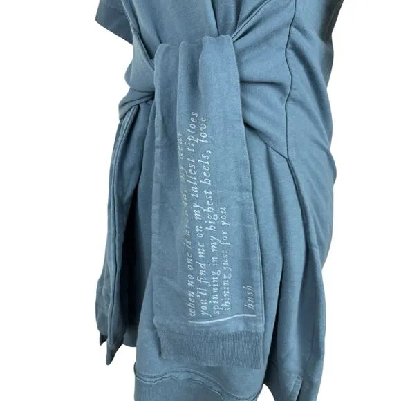 Taylor Swift Shimmering Beautiful Evermore Dress Blue Limited Edition Size Small