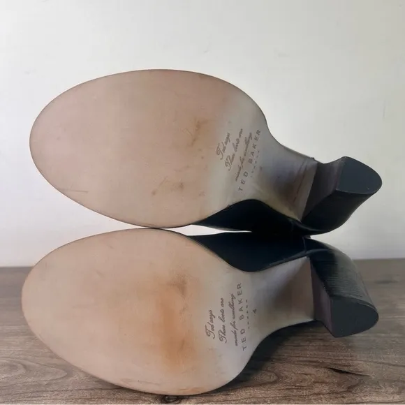Ted Baker Ecarna Women's Black Heeled Bootie Size 6 SKU#243010