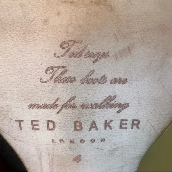 Ted Baker Ecarna Women's Black Heeled Bootie Size 6 SKU#243010