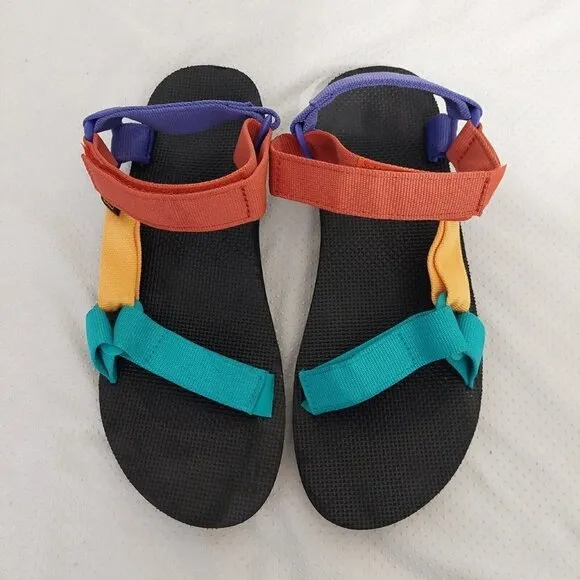 Teva Original Universal Men's Bright Retro Multi Casual Lifestyle Sandals Sz 11