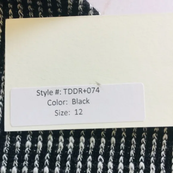 THAKOON ADDITION Black &amp; White Draped Maxi Dress
