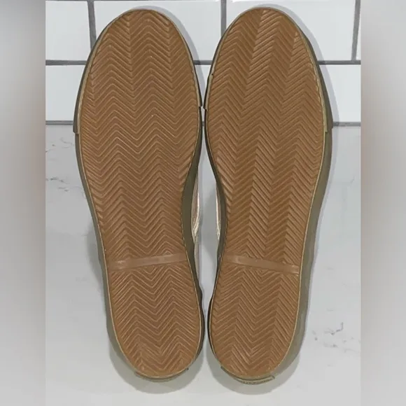 The Hill-Side Sneakers Mens Size 8 Made in Japan Slip On shoes Two tone Tan New