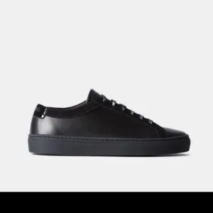 The Kooples Black Leather Unisex Sneakers