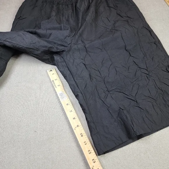 The Line By K Essex Pull On Black 13&quot; Shorts Size Large Sz 8 Lined Pockets NWOTS