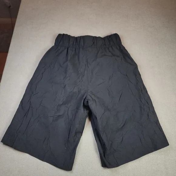 The Line By K Essex Pull On Black 13&quot; Shorts Size Large Sz 8 Lined Pockets NWOTS