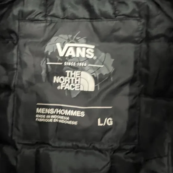The North Face &amp; Vans Black Jacket - Men's Size Large