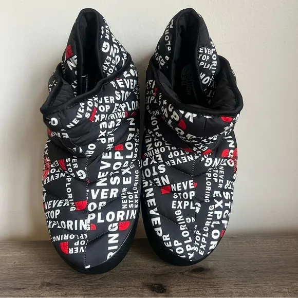 The North Face Thermoball Traction Toss Print Men's Bootie Size 9 #022
