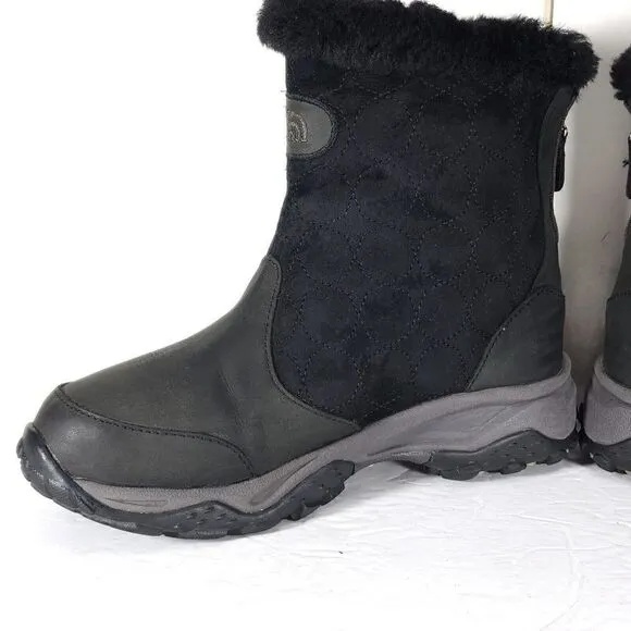 The North Face Women's Primaloft Waterproof US6,5 Black Suede Winter Boots