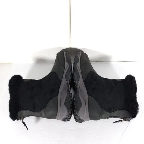 The North Face Women's Primaloft Waterproof US6,5 Black Suede Winter Boots