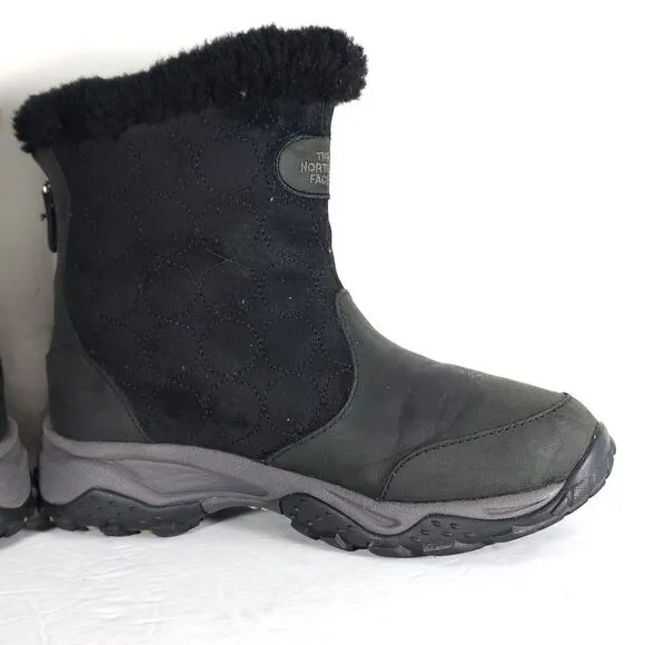 The North Face Women's Primaloft Waterproof US6,5 Black Suede Winter Boots